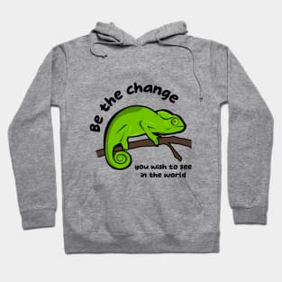 Funny chameleon Sticker Design Hoodie